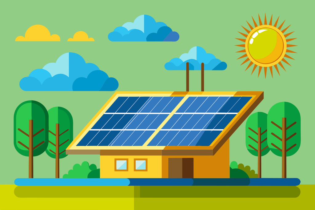 Home solar energy system
