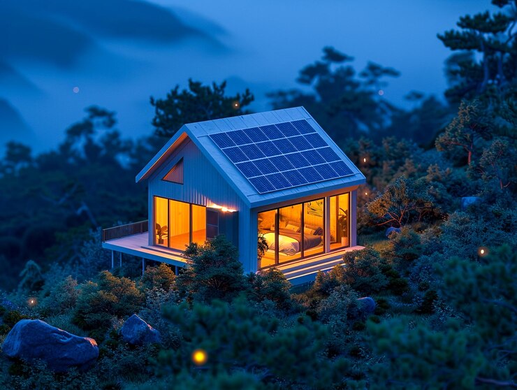 solar lighting system for home