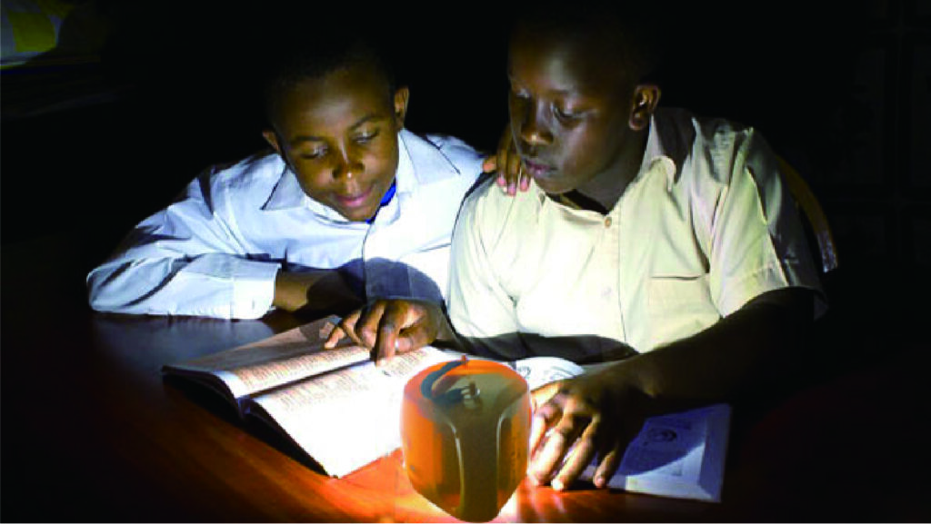 solar-powered book light