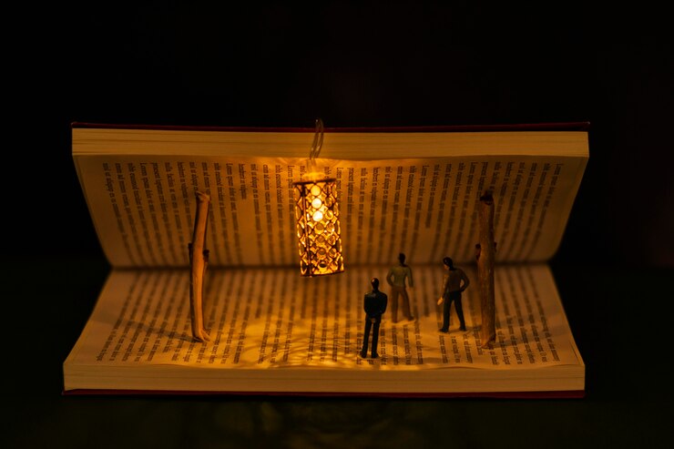 solar-powered book light